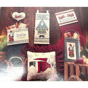 Debbie Mumm Country Noël Cross Stitch Chart Santa & Angel Pattern Book